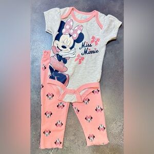 Disney Baby Miss Minnie Mouse Baby Pajama Outfit